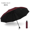 [increased manual model] 10 bone wrapped vinyl sunny umbrella wine red