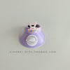 Purple rabbit【1042】 / head circumference 49-54cm/reference age 2~12 years old - one size fits all