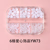 6 grid heart ornaments yw-73 / normal specifications