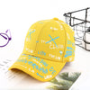 Graffiti alphabet baseball yellow / adjustable head circumference (50-54) suitable for 3-12 years old
