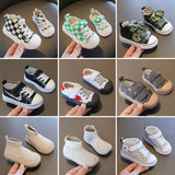 Clearance Deal Baby Toddler Shoes Boys Canvas Shoes Spring and Autumn Girls Single Shoes Baby Soft Sole Casual Shoes High Top