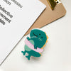 Transparent bracket - dinosaur
