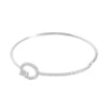 Sl015-platinum gold / 925 silver