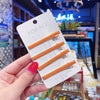 Y5 orange hairpin set of 4