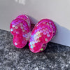 5# sequin butterfly accessories - rose red semi-finished product