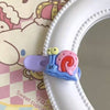 3# purple duckbill clip - small snail