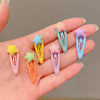1#colorful star~water drop clip