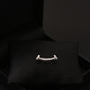 86# glossy smiling face silver