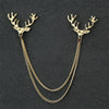 Golden deer head