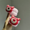 Strawberry bear wristband-1 pair