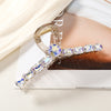 13cm transparent gray square diamond