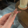 Three butterflies open ring