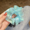 Mermaid color hair tie blue