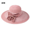 Flower color bow deep pink / one size 58cm