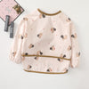 Tpu long sleeve pink squirrel / the original size s size is suitable for babies from 6 months to 12 months
