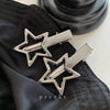 Metal brushed star [silver one]