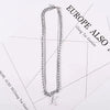 K letter necklace