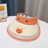 Orange-[eyed deer]-cartoon empty cap / recommended for 2-12 years old (head circumference 48-54cm)
