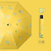 Lemon -- manual / black plastic umbrella