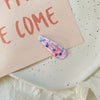 No. 11 3cm pink peach heart