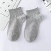 Unisex quarter socks [gray] / one size fits all
