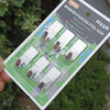 Rectangle / one card pack of six