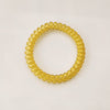 Thin transparent telephone line - dark yellow