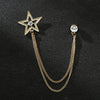 Golden diamond star