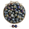 Mineral color / 12mm hole diameter about 2mm 5pcs/pack