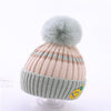 Cyan-[smiley knitting] plus velvet / 6-36 months [elastic]