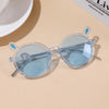 Transparent box blue piece {rabbit ears} / as shown in the picture