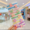 5#colorful flower towel circle-10pcs without paper card