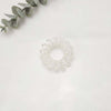 Metal three strand telephone cord - transparent