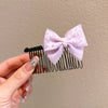 Purple bow