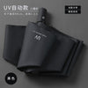 [automatic model] 8 bone uv vinyl sunny umbrella black