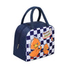 Navy plaid space duck