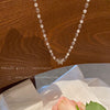 Silver crystal butterfly necklace