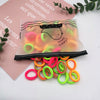 100pcs zipper bag with shiny stripes