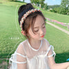 Pearl lace headband [rainbow color]