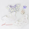 Three-piece set of purple flowers