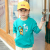 Green face round neck / 110cm