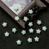 Transparent fruit green / 8mm hole diameter about 1mm 10 pcs/pack