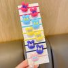 Rabbit mixed color 10-piece hair rope