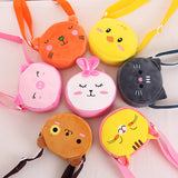 Cross-border creative cartoon cute small backpack boys and girls baby kindergarten outing one shoulder Messenger children's bag wholesale