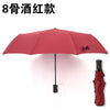 [automatic] 8-bone business reinforced umbrella-red