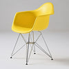 Electroplated yellow handrail / 61*57*81cm