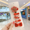 70#red flowers [five-piece set]