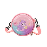 Children's Bag Girl Messenger Bag New Hard Shell Princess Accessories Coin Purse Cartoon Cute Baby Gift Small Bag
