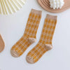 Yellow houndstooth / one size fits all