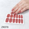 Zk078 / nail sticker + nacho